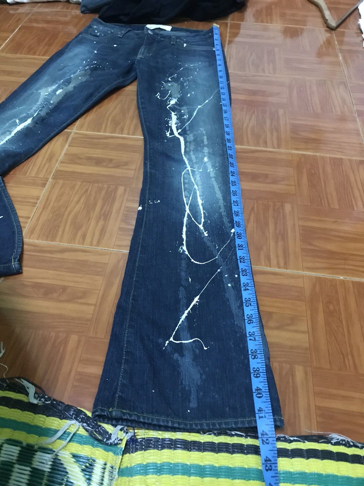 Japanese Brand paperdenim&cloth‼️ bootcut made in usa 13369 paint pants Size 28" / US 6 / IT 42 - 11 Thumbnail