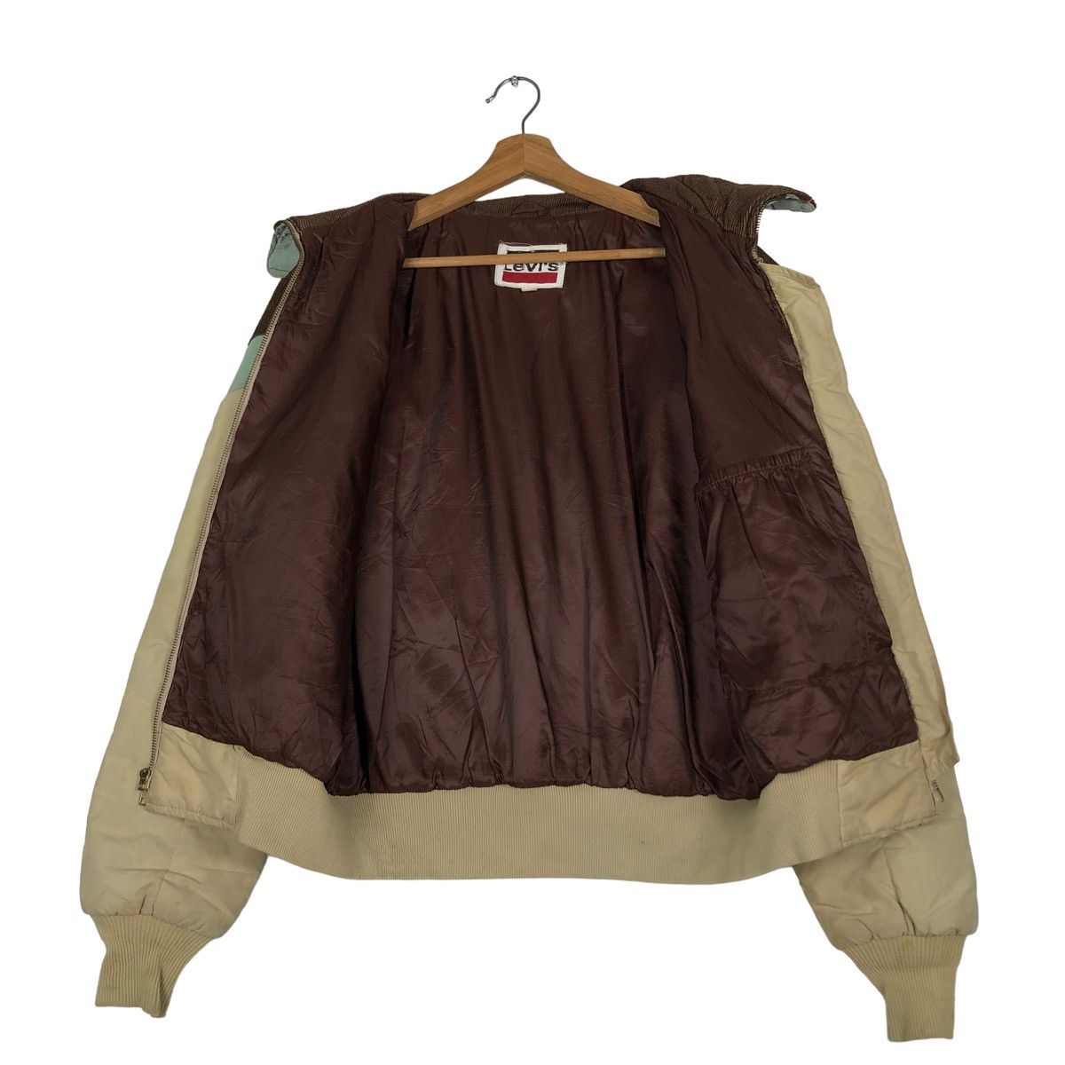 Levi's 🔥VINTAGE BIKER LEVI’S USA PUFFER DOWN JACKET MULTI COLOUR Size US M / EU 48-50 / 2 - 13 Thumbnail