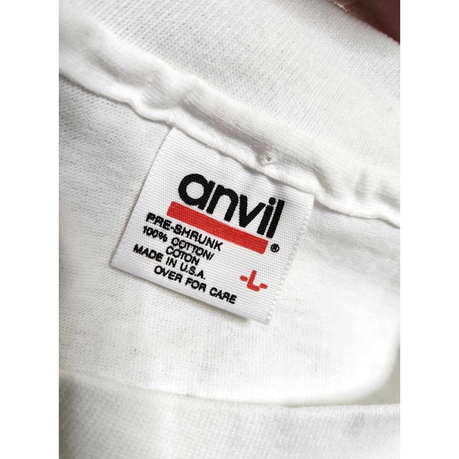 Anvil VINTAGE Anvil Hawaiian Tropic Princess Sailboat Graphic Tee - Shirt, Unisex, Size L, White, 1980s Decade, Mens Womens Boys Girls Size US L / EU 52-54 / 3 - 5 Thumbnail