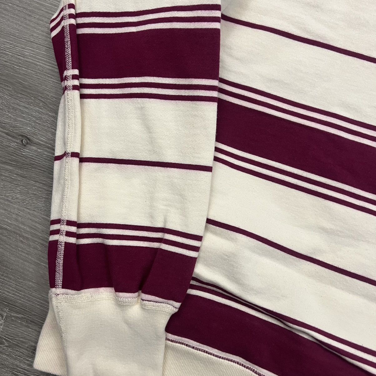 Supreme Supreme Striped Hooded Crewneck FW16 Size US M / EU 48-50 / 2 - 16 Thumbnail