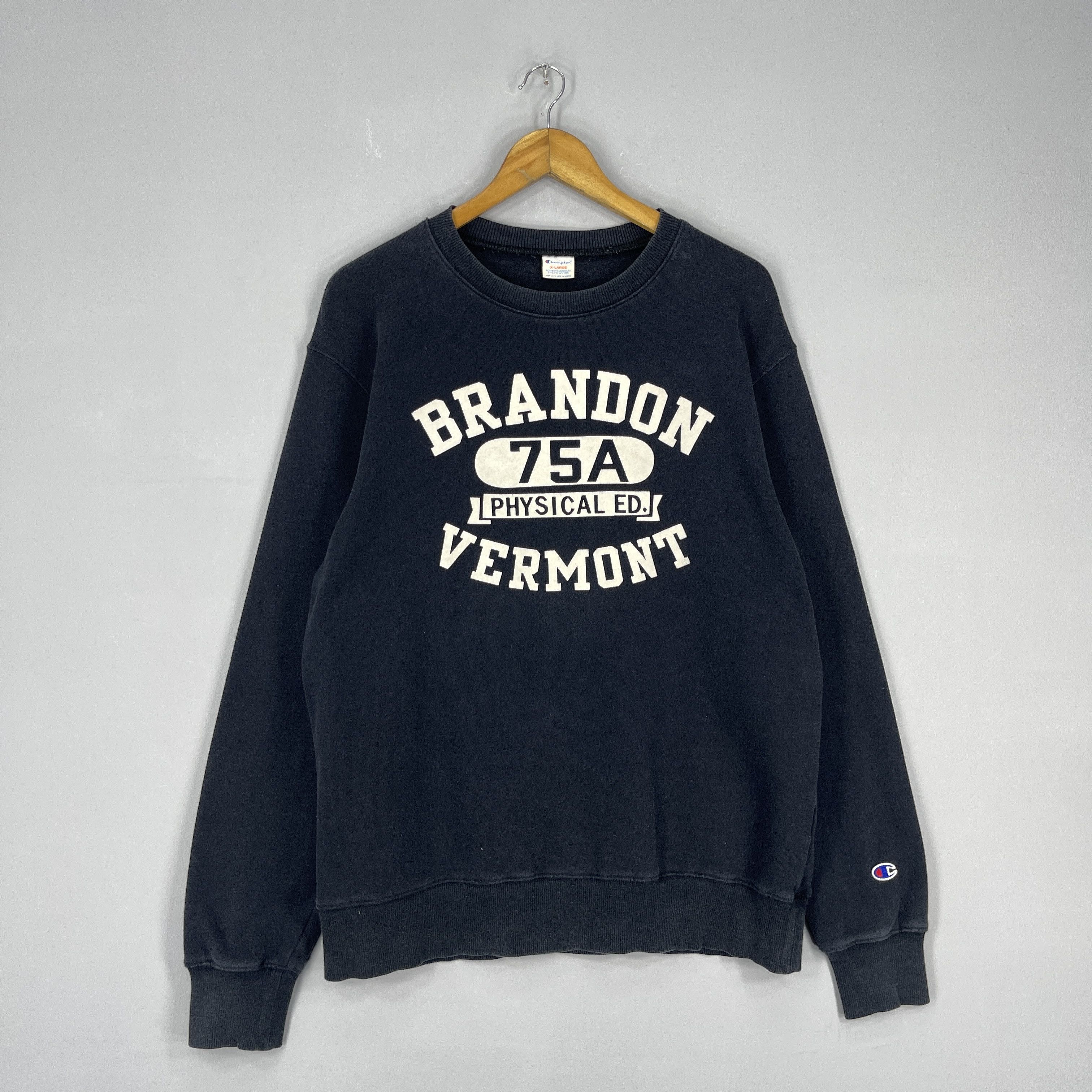 Champion Vintage CHAMPION Brandon Vermont Printed Sweatshirt Size US L / EU 52-54 / 3 - 4 Thumbnail