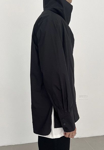 Japanese Brand × Vintage Outdoor cleanfit retro high neck long sleeve shirt Size US XL / EU 56 / 4 - 4 Thumbnail