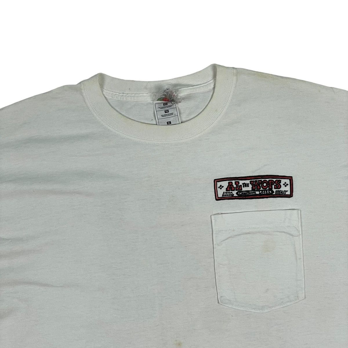 Fruit Of The Loom Vintage Al The Woops CA Restaurant Tee Size US XL / EU 56 / 4 - 3 Thumbnail