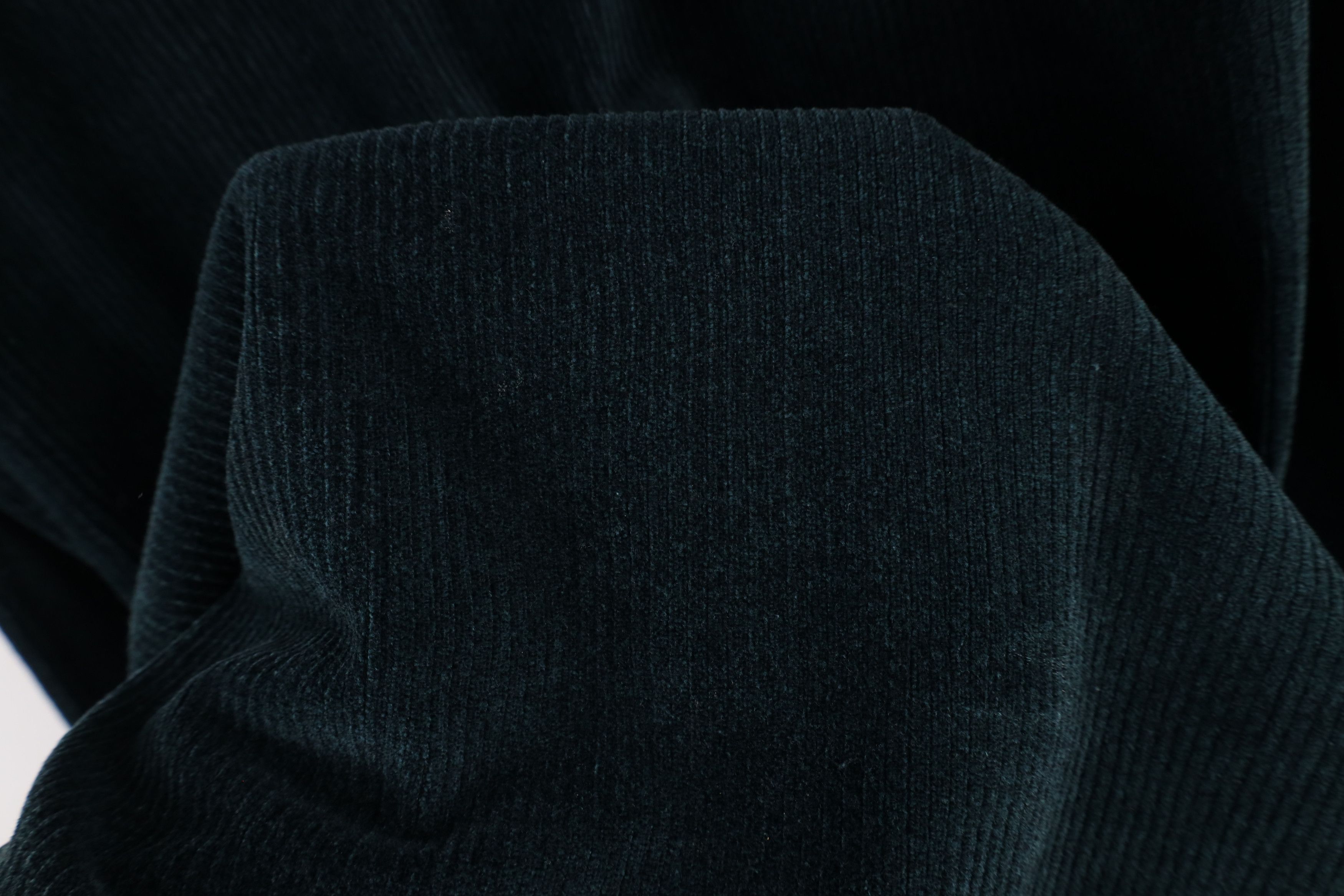 Vintage Vintage 90s Streetwear Ribbed Fleece Long Sleeve Polo Green Size US S / EU 44-46 / 1 - 9 Thumbnail