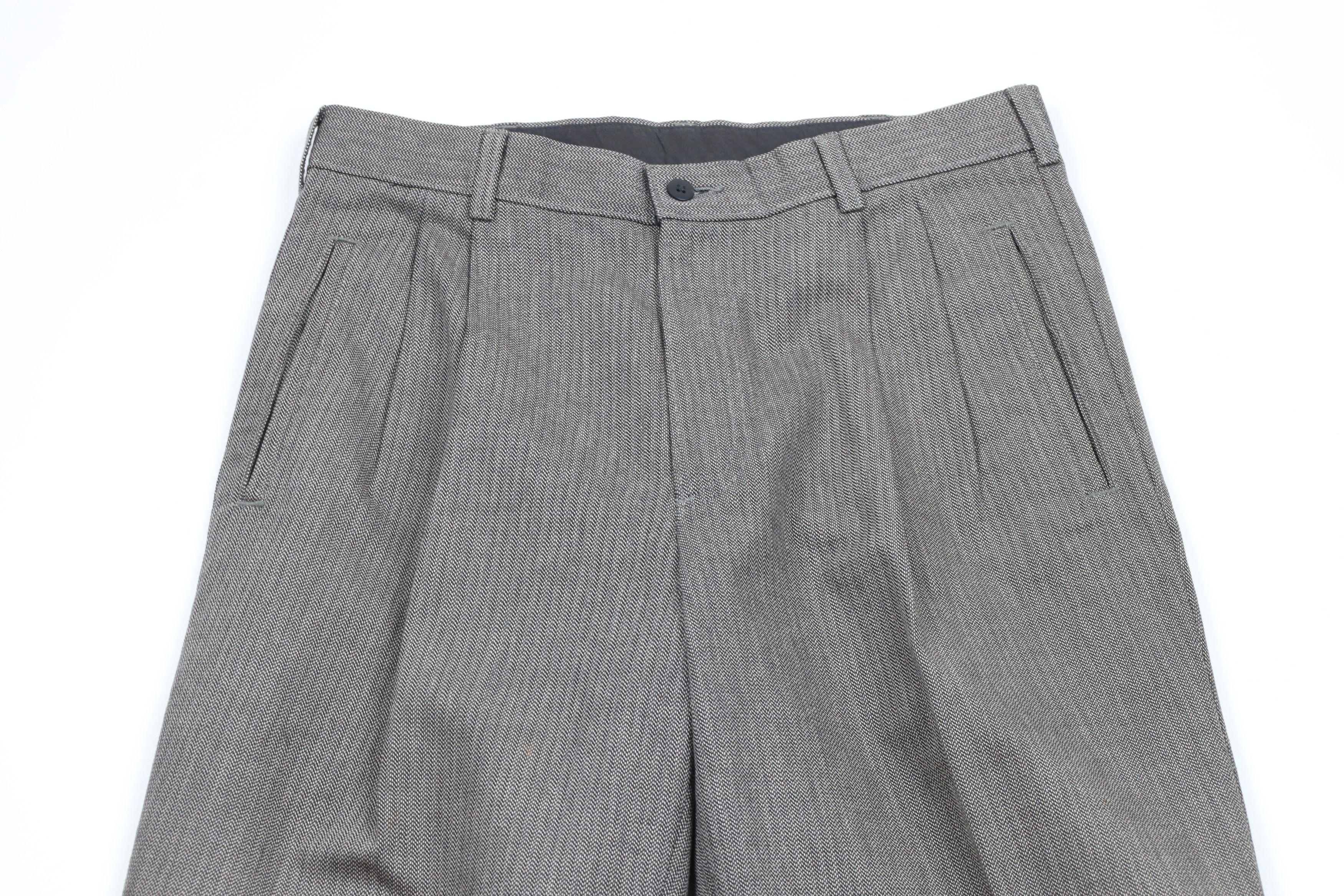 Vintage Vintage 90s Streetwear Dye Pleated Cuffed Cotton Chino Pants Size US 32 / EU 48 - 2 Thumbnail