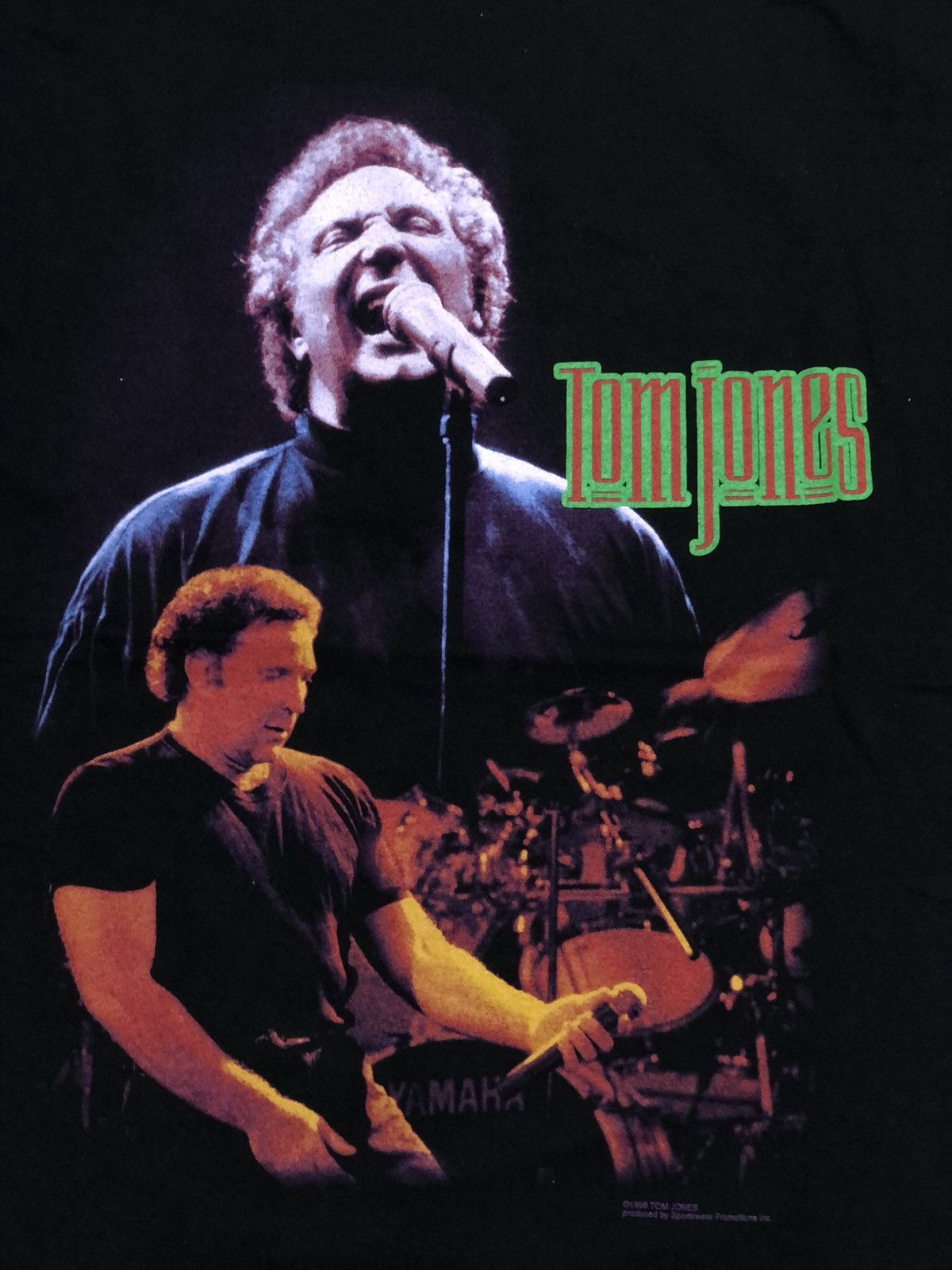Vintage 1998 Tom Jones World Tour Tee Size US L / EU 52-54 / 3 - 3 Thumbnail