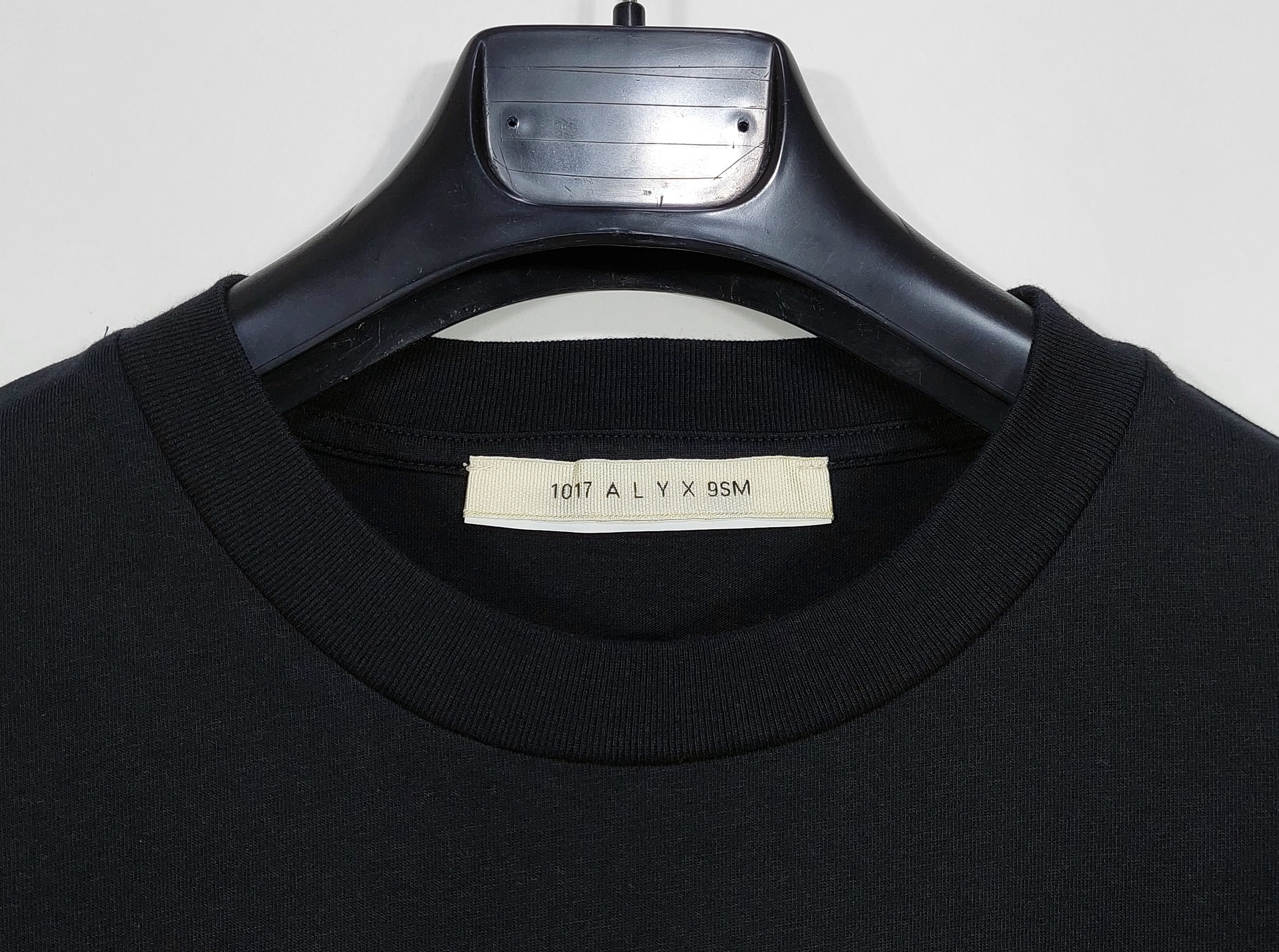 1017 ALYX 9SM back logo print cotton tshirt - black L Size US L / EU 52-54 / 3 - 2 Thumbnail