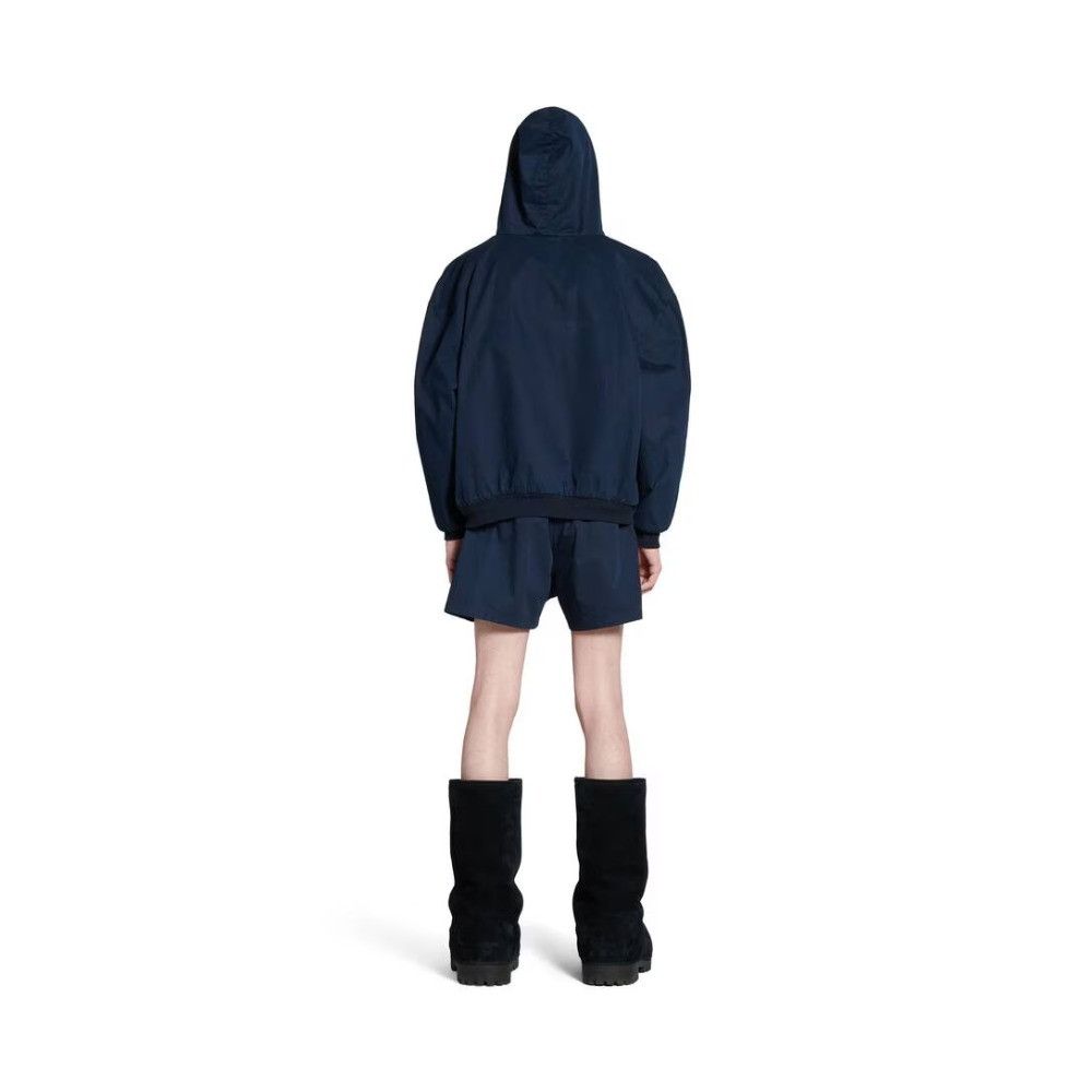 Balenciaga o1srvl11e1125 Zip-Up Hoodie Large Fit in Blue Size US M / EU 48-50 / 2 - 5 Thumbnail
