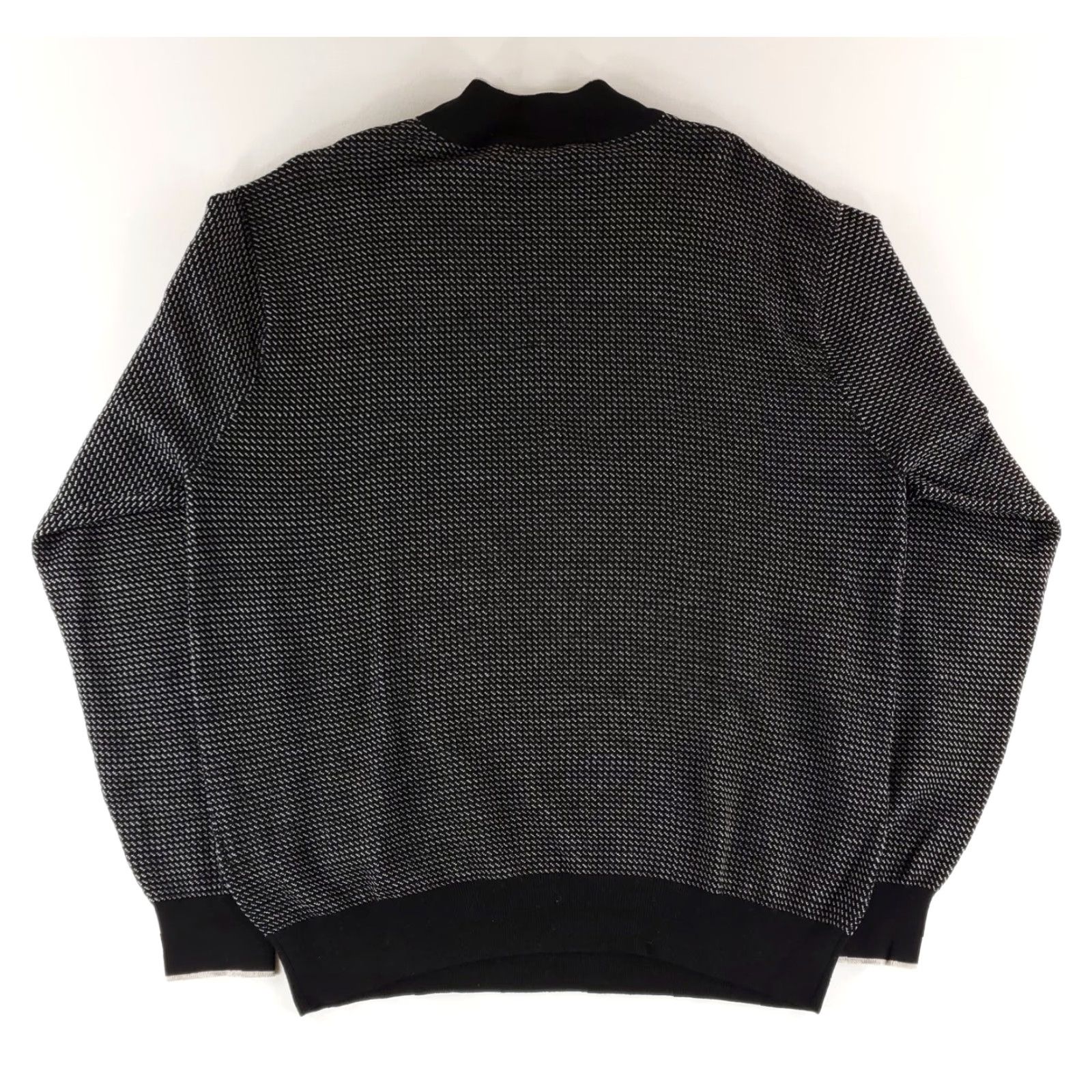 Peter Millar Peter Millar Sweater 1/4 Zip Merino Wool Black White Mens XL Size US XL / EU 56 / 4 - 3 Thumbnail