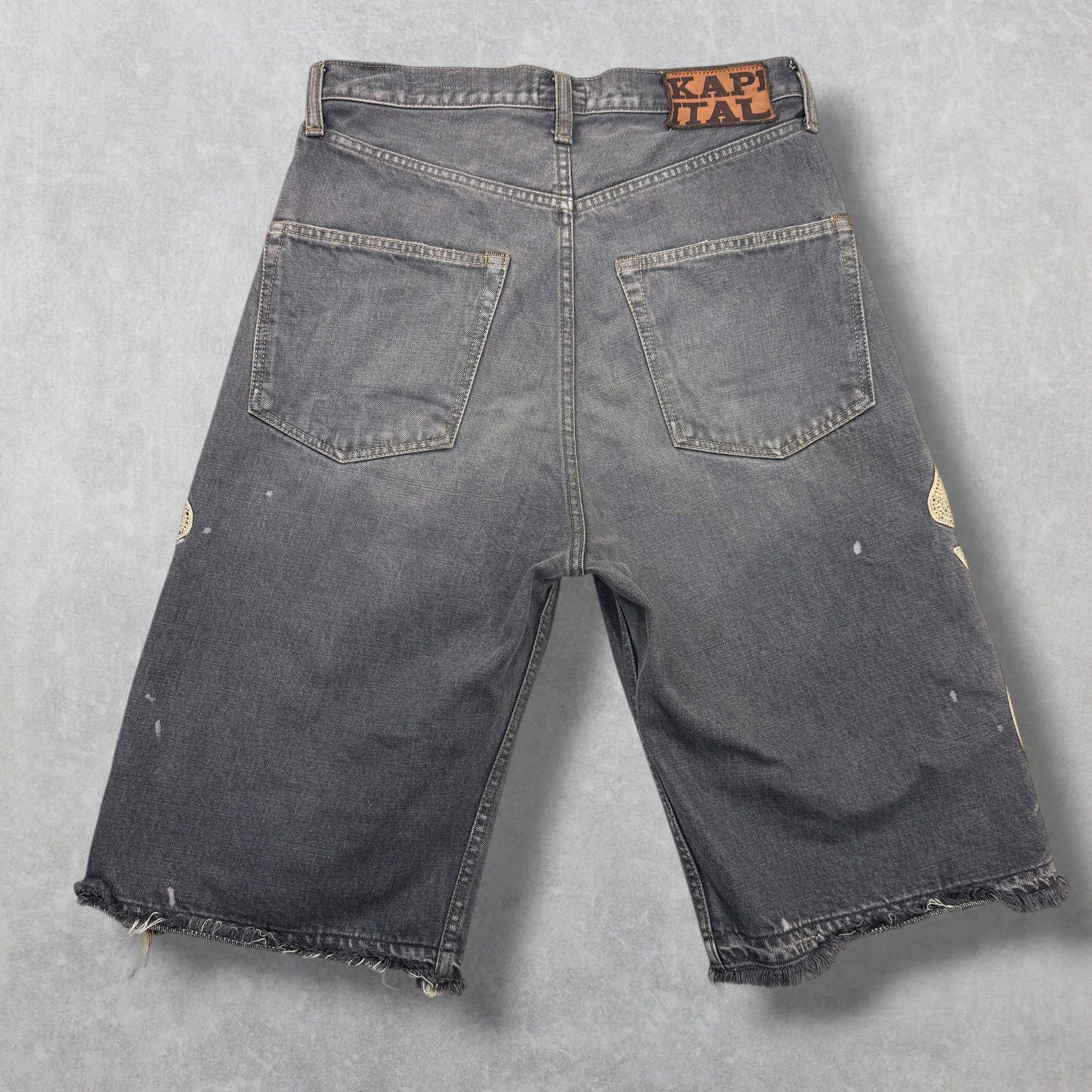 Kapital Kapital Bone Denim Shorts 30 Size US 30 / EU 46 - 2 Thumbnail