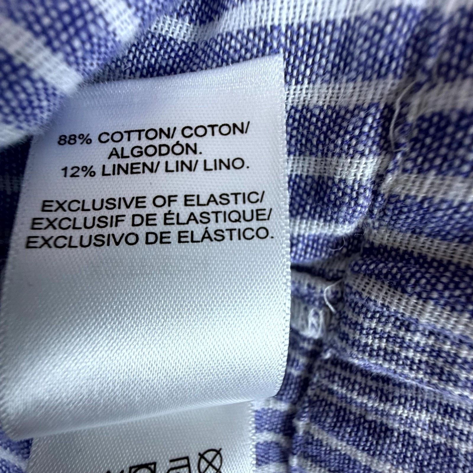 Lucky Brand Lucky Brand Cutout Babydoll Dress Women XS Blue White Stripe Size XS / US 0-2 / IT 36-38 - 10 Thumbnail