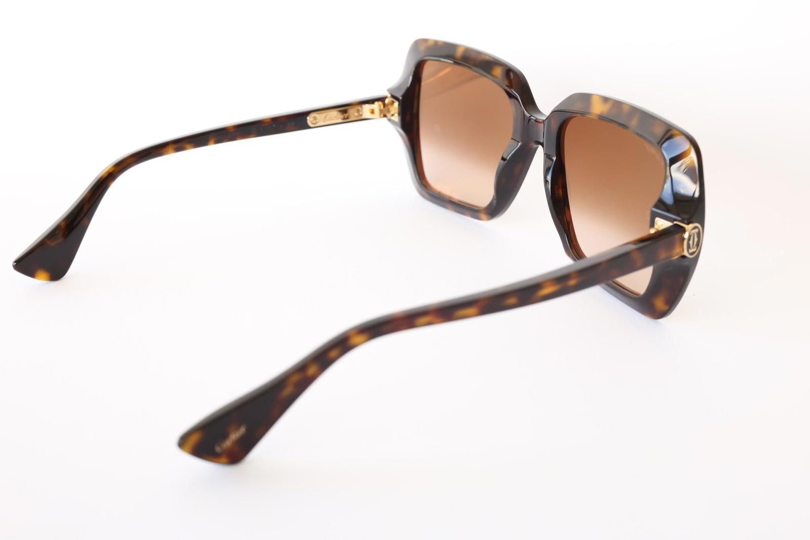 Cartier New Cartier eyewear optical sunglasses CT0507S 002 havana Size ONE SIZE - 6 Thumbnail