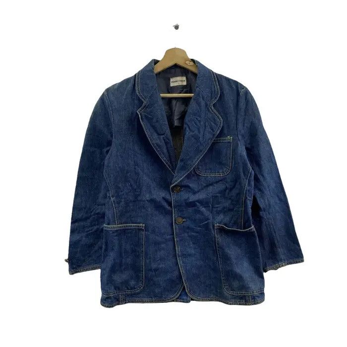 Pierre Cardin Vtg 90’ PIERRE CARDIN PARIS Minimalist Denim Jeans Jacket Size M / US 6-8 / IT 42-44 - 1 Thumbnail