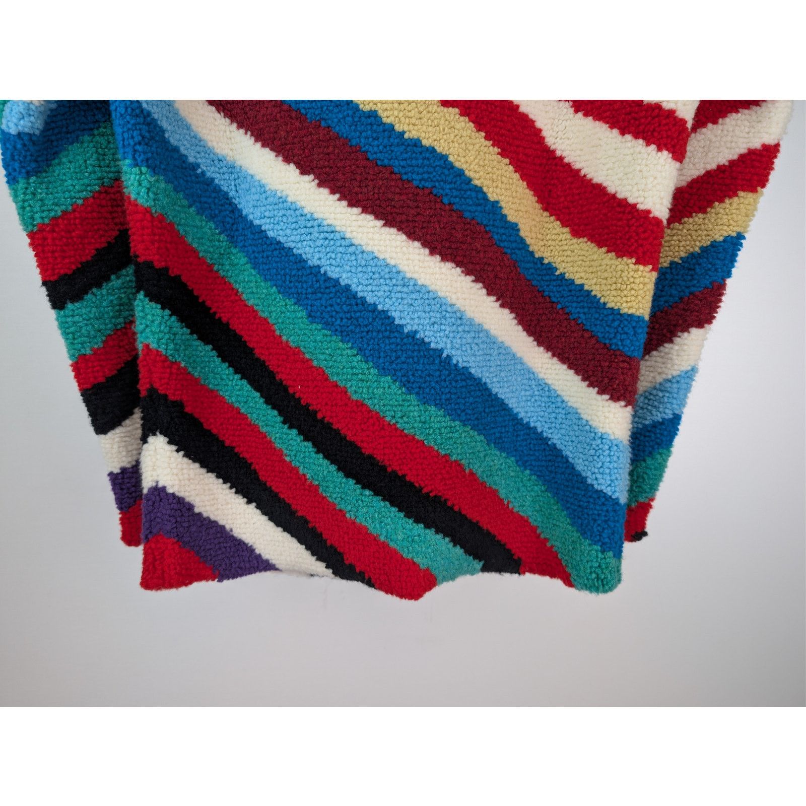 Bottega Veneta o1rshd1 Striped Loopy Knit Wool-Blend Sweater in Multicolor Size US M / EU 48-50 / 2 - 13 Thumbnail