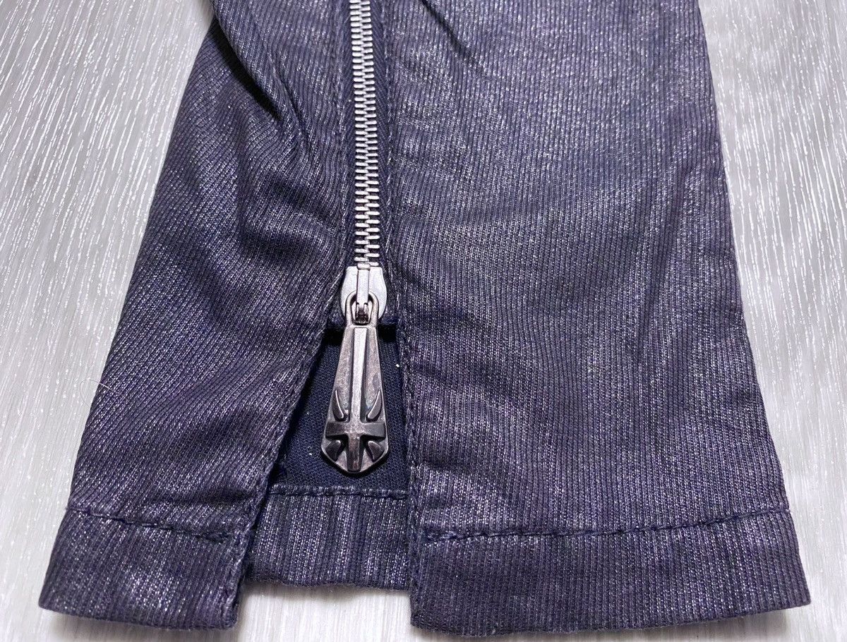 John Richmond Richmond Denim Graphite Multizip Biker Vintage Pants Trouser Size 28" / US 6 / IT 42 - 23 Thumbnail