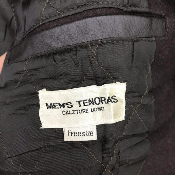 Japanese Brand × Krizia Uomo SY0112 VTG MEN TENORAS X UOMO LEATHER SLEEVE VARSITY JACKET Size US M / EU 48-50 / 2 - 5 Thumbnail