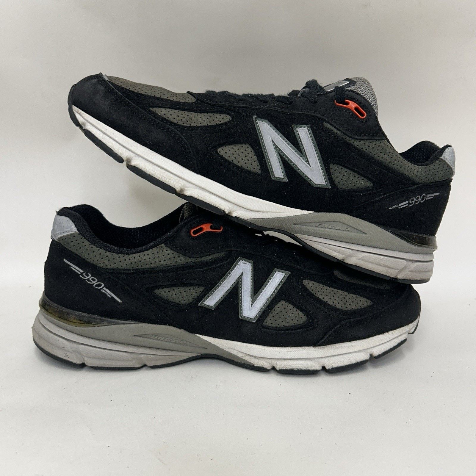 New Balance New Balance 990v4 “Black Olive Orange” M990MB4 Size US 12 / EU 45 - 1 Thumbnail
