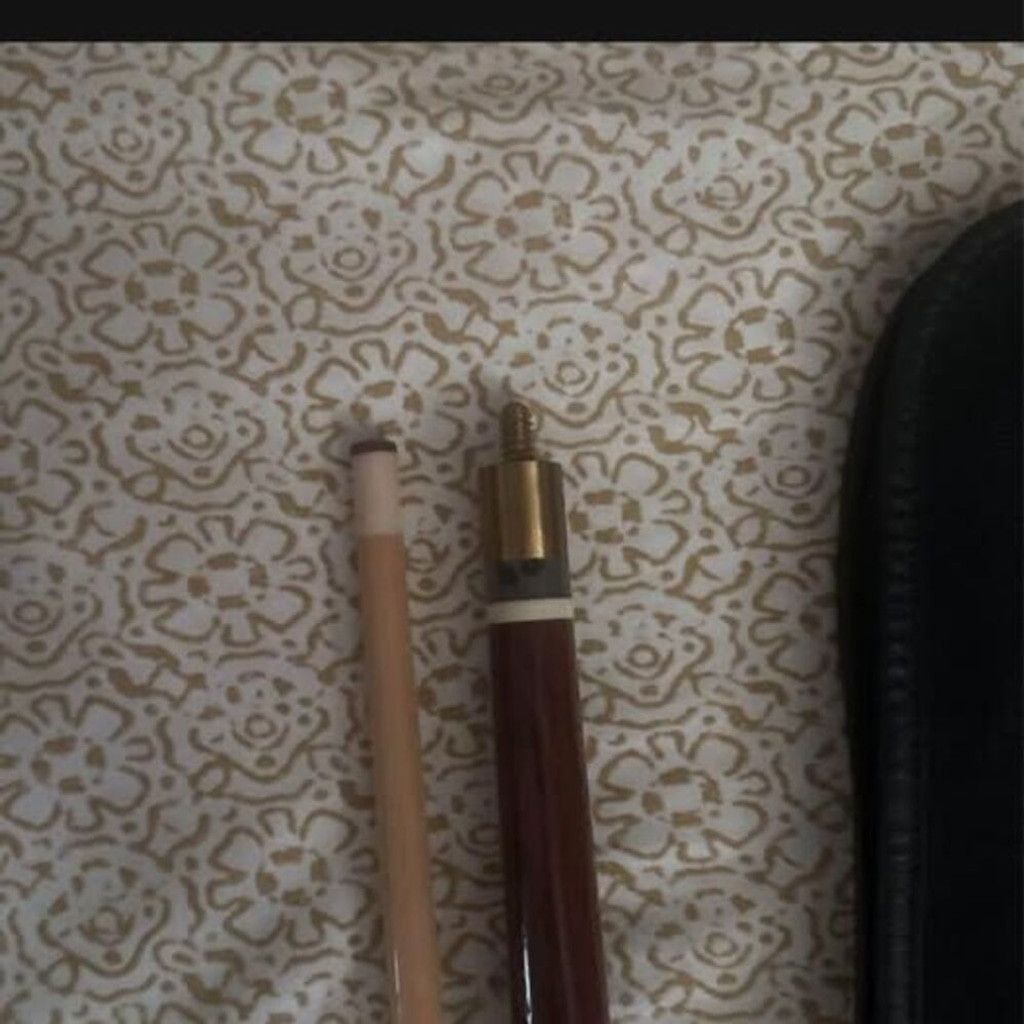 The Unbranded Brand Vintage 2-Piece Billiard Pool Cue Set with Case 60s-70s Size ONE SIZE - 2 Thumbnail