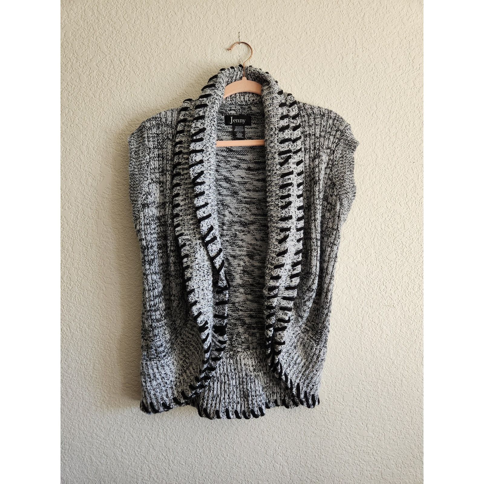 Other Jenny Women's Sleeveless Shrug Cardigan LG Size L / US 10 / IT 46 - 1 Thumbnail
