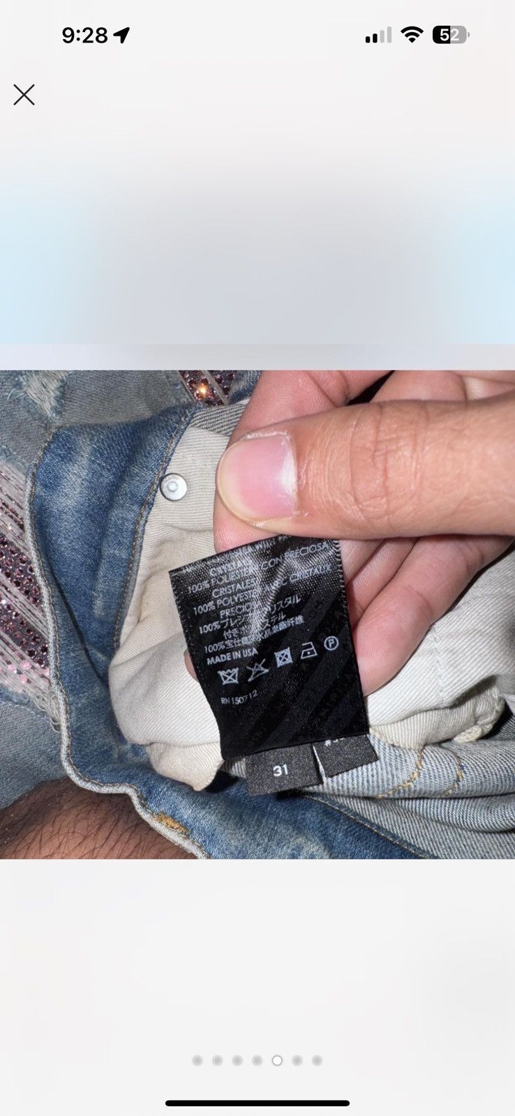 Amiri Amiri Jeans Size US 31 - 3 Thumbnail