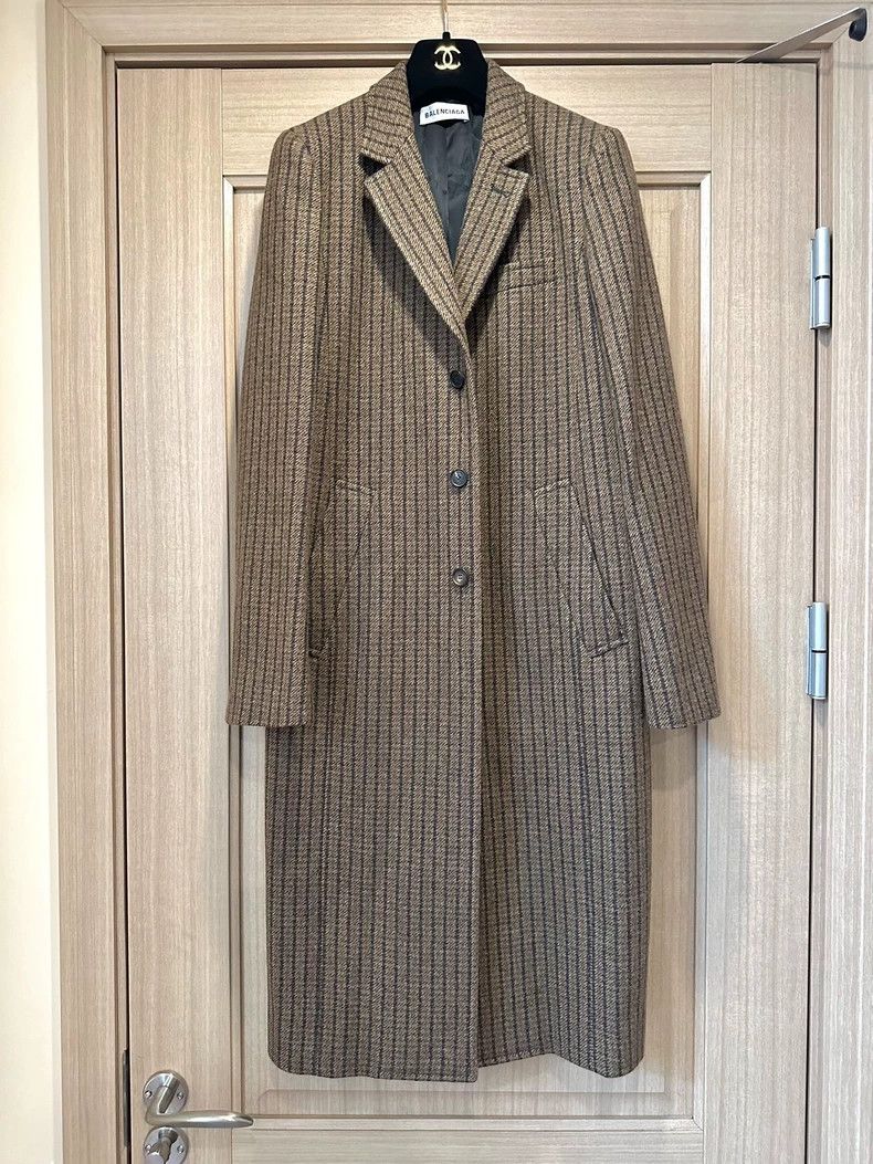 Balenciaga Balenciaga size 34 Slim plaid coat 2501-Nextarrow Size US M / EU 48-50 / 2 - 2 Thumbnail