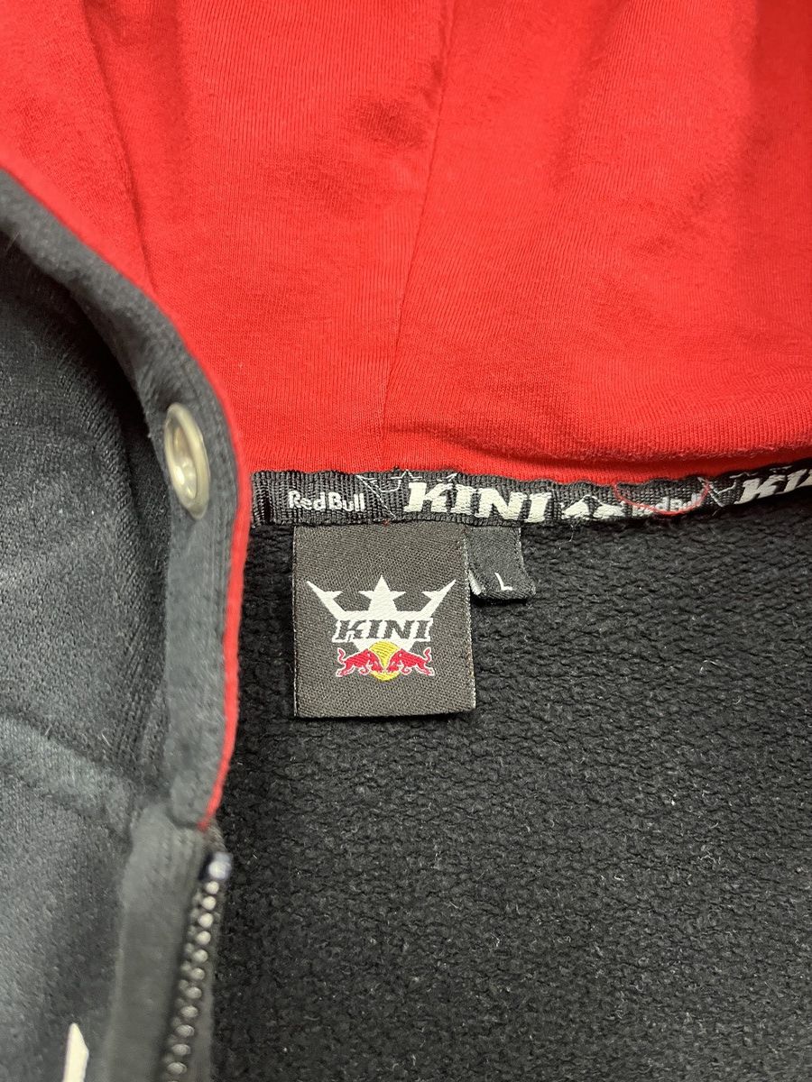 Red Bull Red Bull Kini Racing KTM Crazy Big Logo Zip Up Hoodie Y2k Size US L / EU 52-54 / 3 - 14 Thumbnail