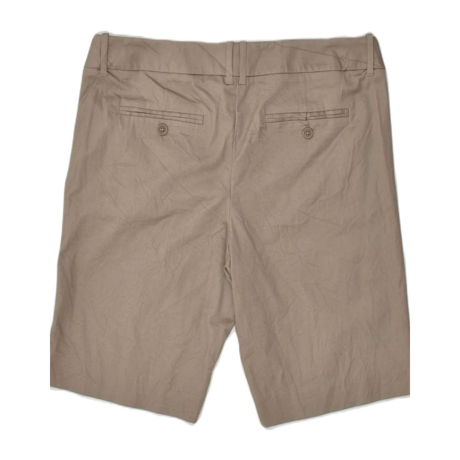 Mossimo MOSSIMO Womens Casual Shorts Large W36 Brown Cotton US 12 Size 36" / US 14 / IT 50 - 2 Thumbnail