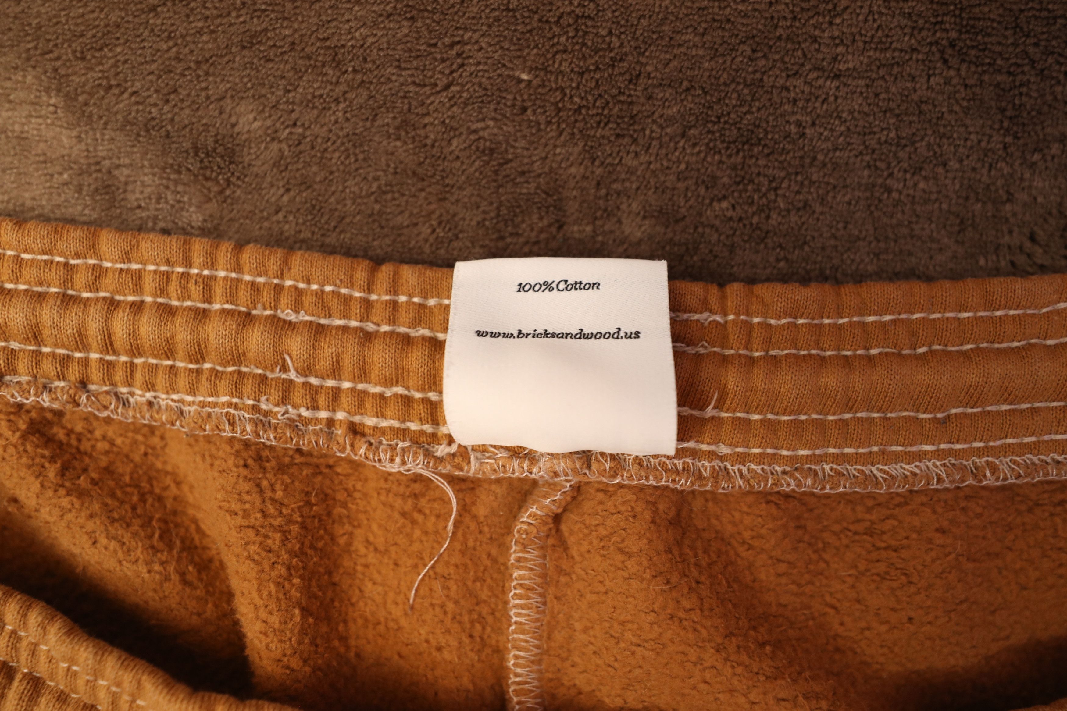Bricks & Wood Bricks & Wood Heavyweight Relaxed Fit Logo Sweatpants (XL) Size US 36 / EU 52 - 6 Thumbnail