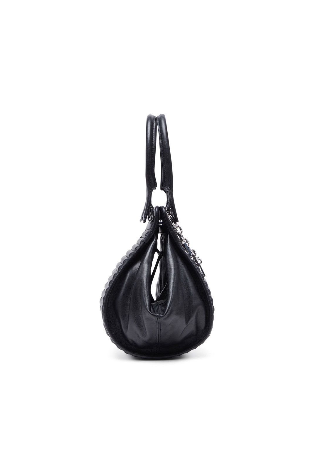 Diesel Diesel logo-charm D-Vina-RR S - Slouchy Leather Tote Bag Size ONE SIZE - 4 Thumbnail