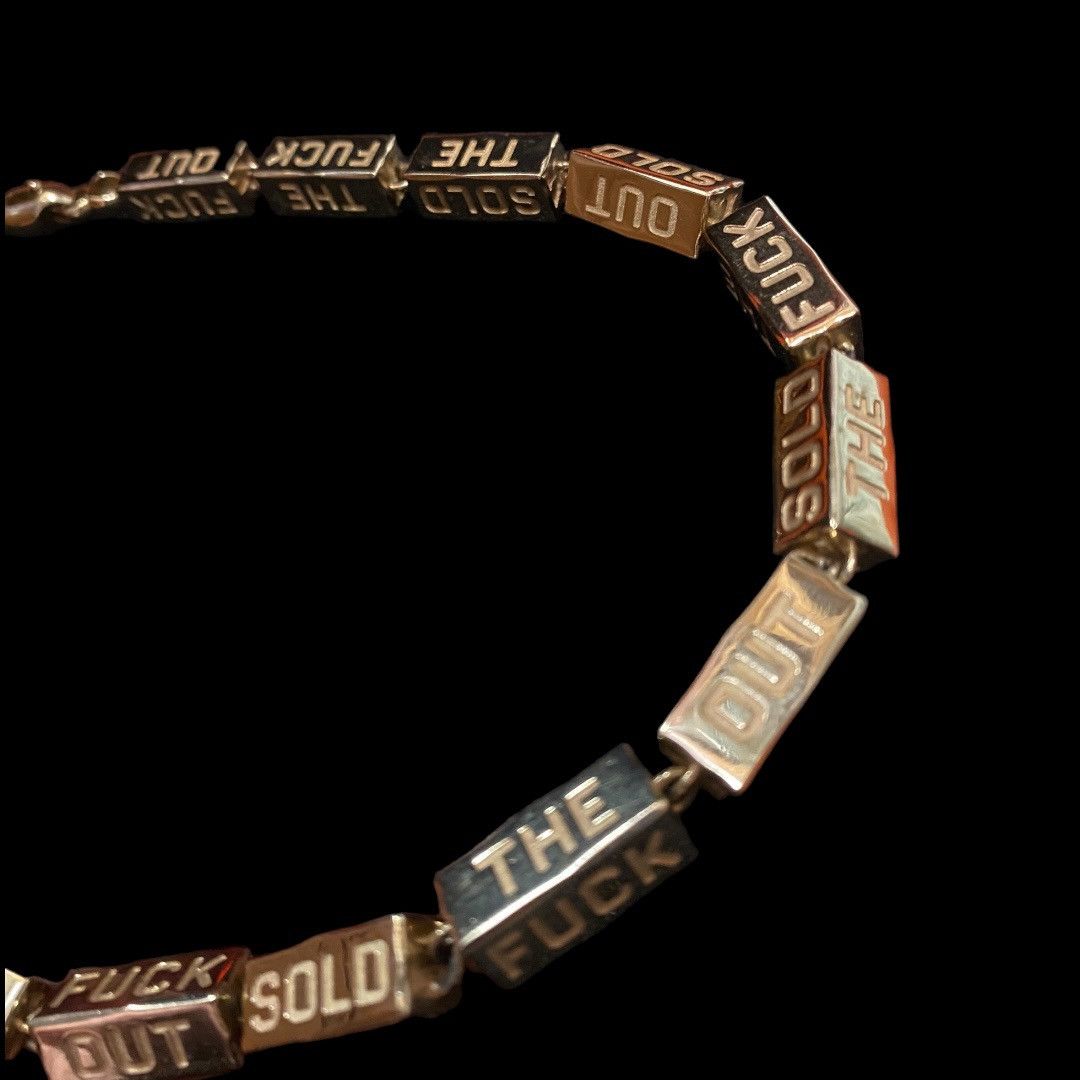 Vlone Vlone STFO Solid 14K Gold Necklace Size ONE SIZE - 4 Thumbnail