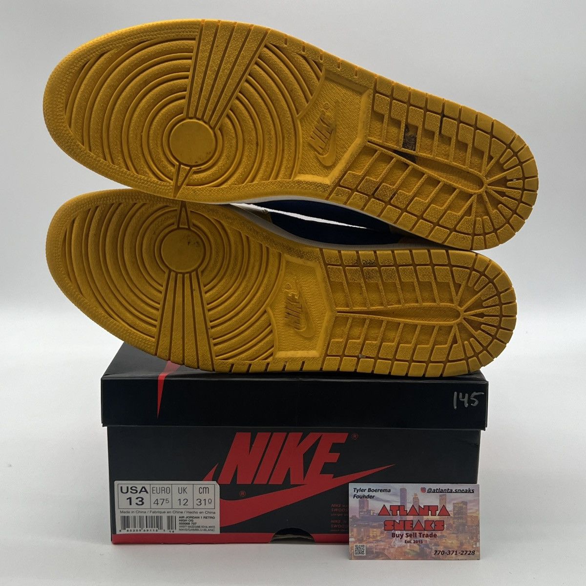 Nike Air Jordan 1 high Laney Size US 13 / EU 46 - 8 Thumbnail