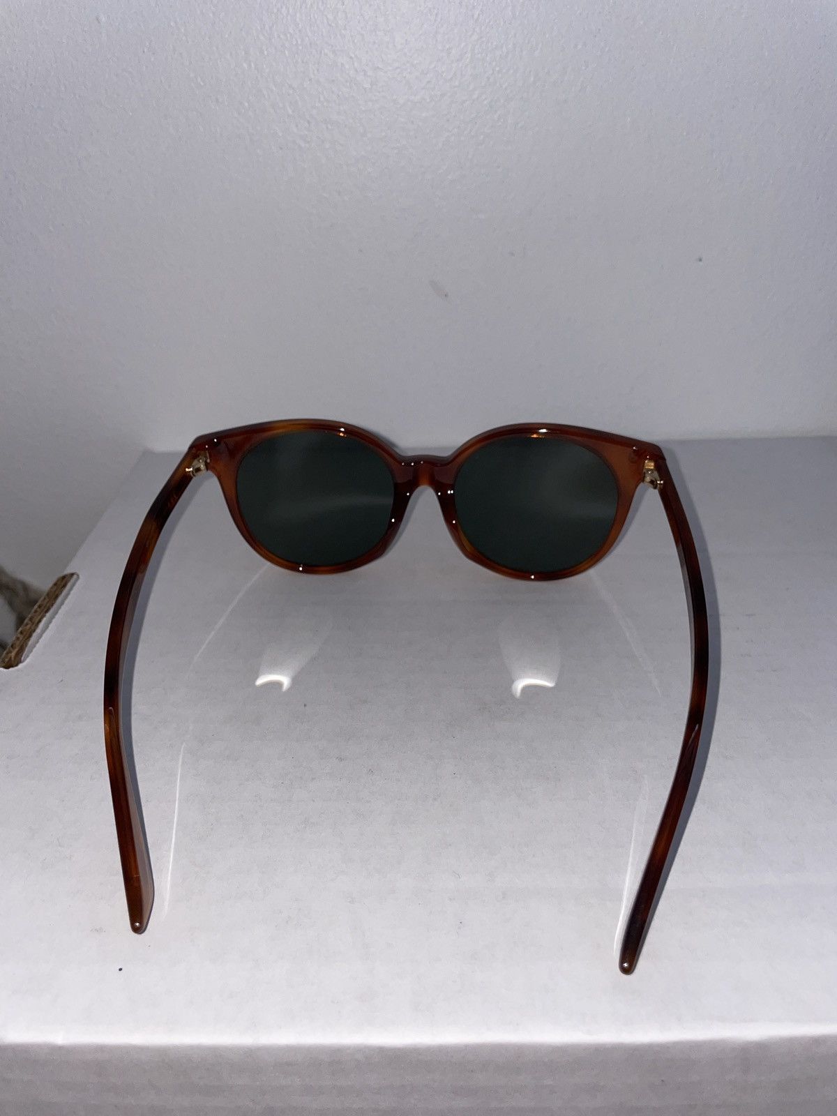 Gucci Gucci GG0091SA-002 Tortoise Brown Round Sunglasses Size ONE SIZE - 5 Thumbnail
