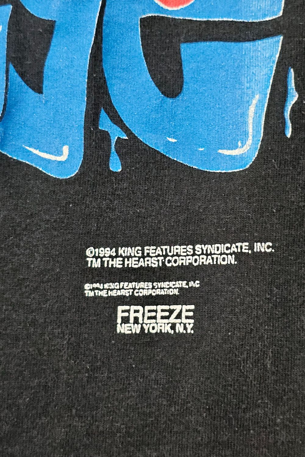 Vintage 1994 Popeye “Graffiti/Drip” Tee - Single Stitch Size US L / EU 52-54 / 3 - 10 Thumbnail