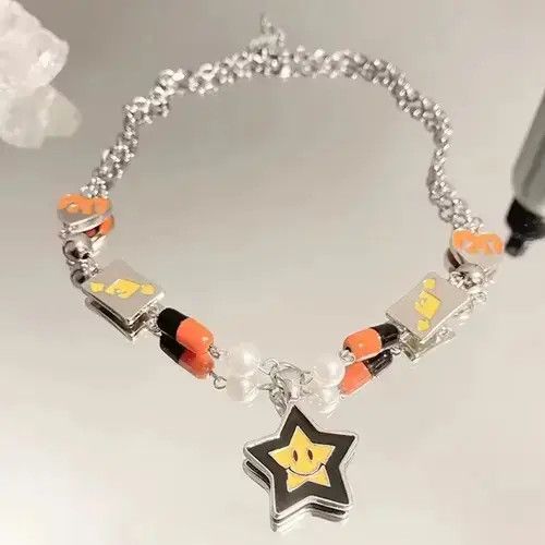 VIBE Star Charm Choker Y2K Necklace Size ONE SIZE - 1 Thumbnail
