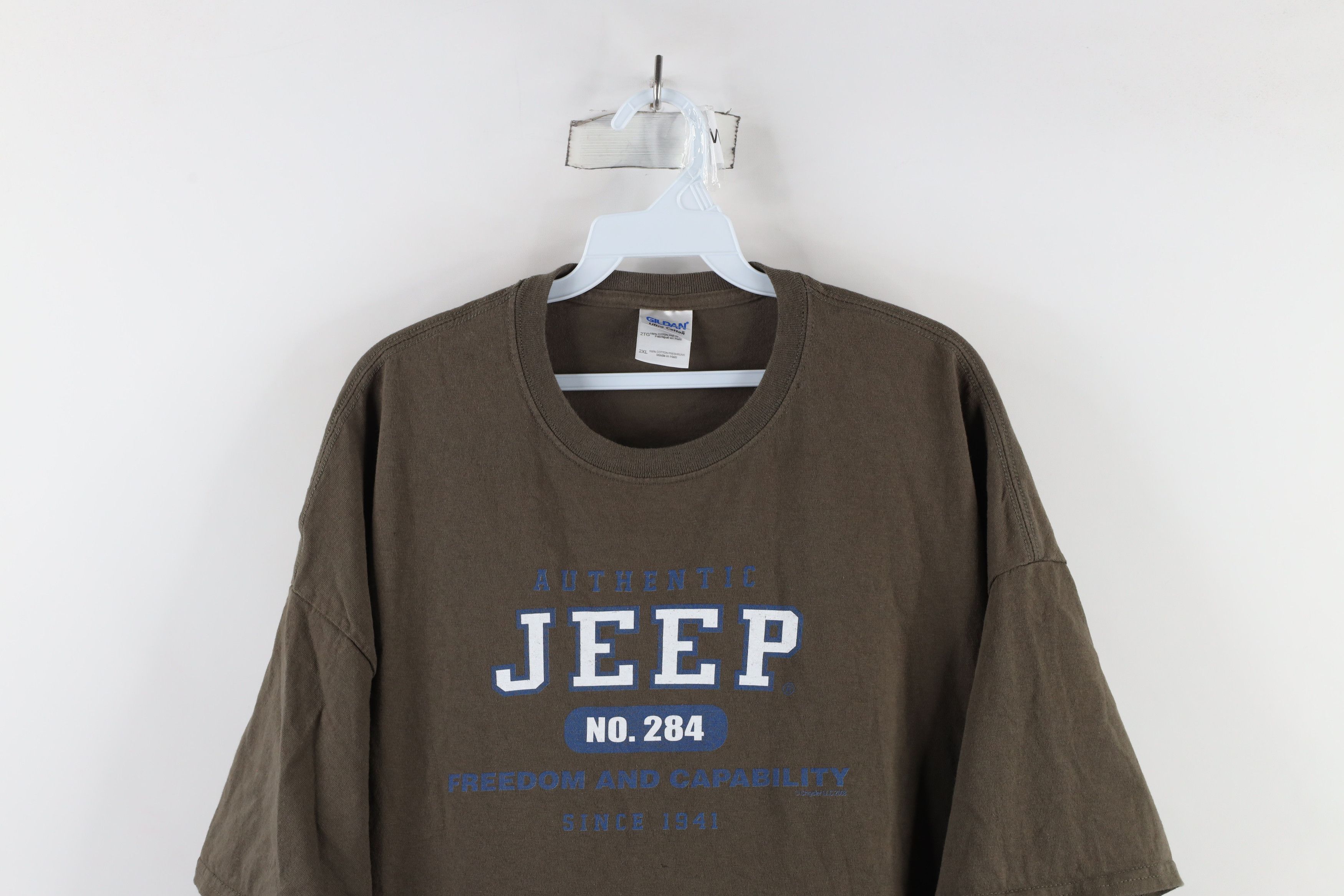 Vintage Vintage Y2K 2008 Out Jeep Motor Co Short Sleeve T-Shirt Size US XXL / EU 58 / 5 - 2 Thumbnail
