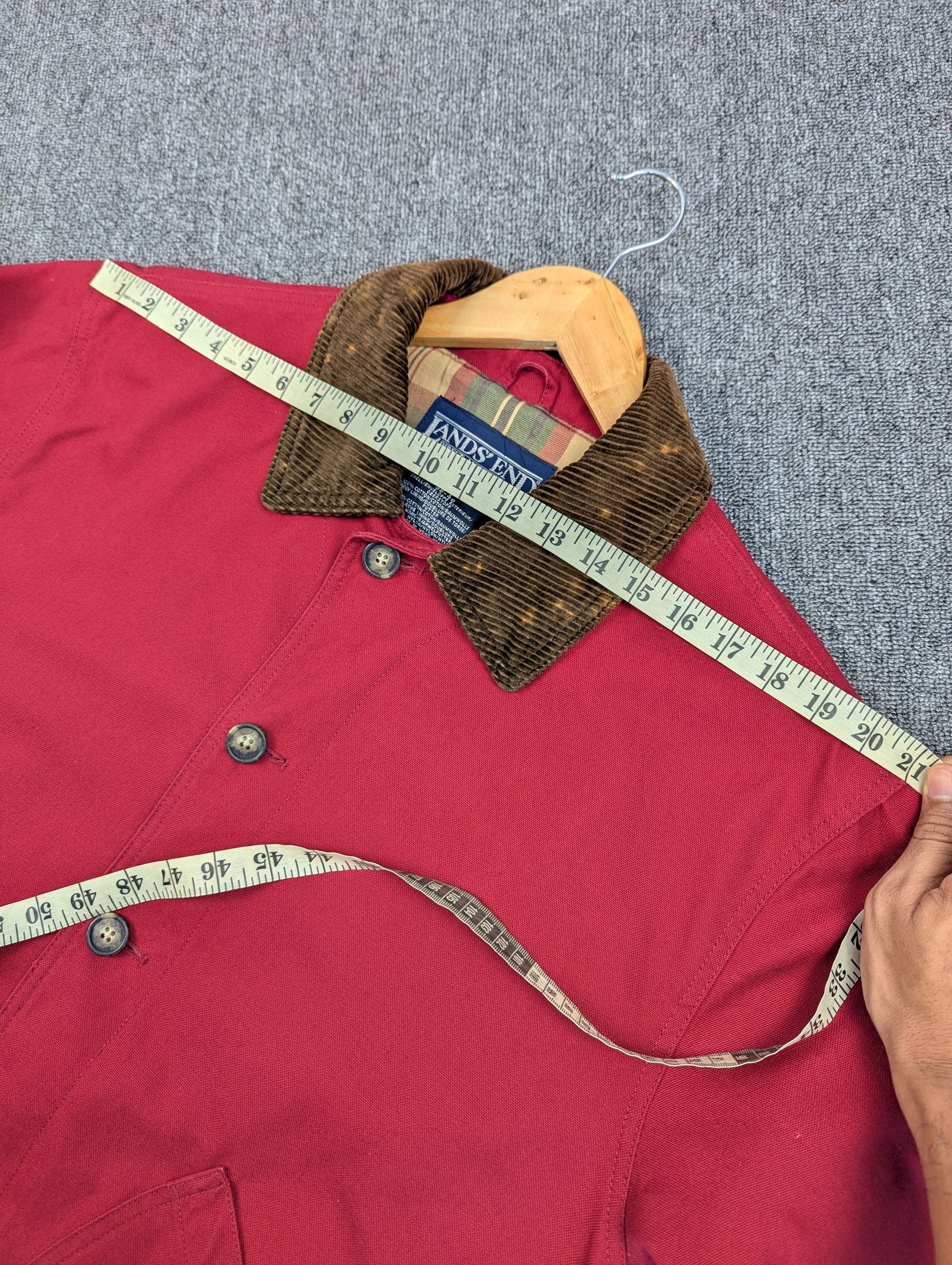 Lands' End Vintage 90s Lands End Duck Canvas Chore Jacket Size US M / EU 48-50 / 2 - 19 Thumbnail