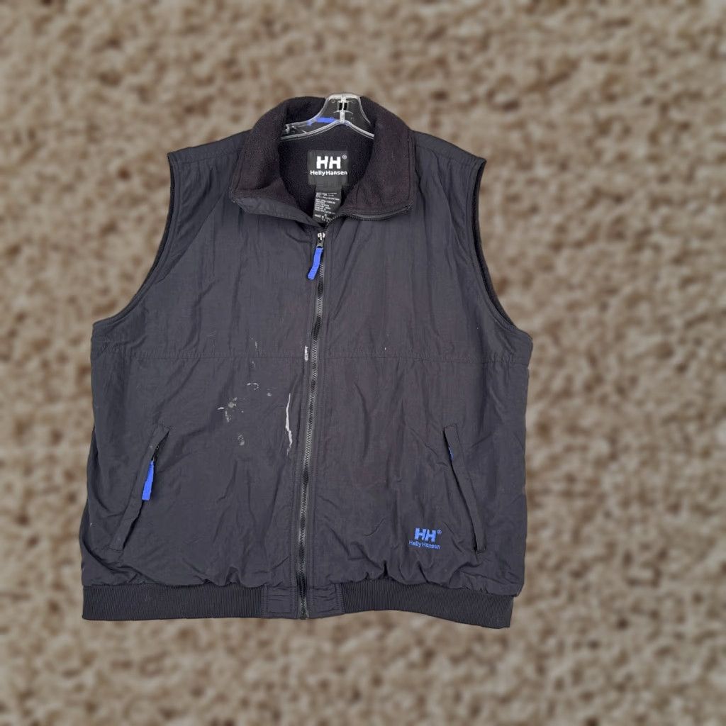 Helly Hansen Helly Hansen Vest Mens XL Black Madrid Softshell Fleece Lined Full Zip Size US XL / EU 56 / 4 - 1 Thumbnail