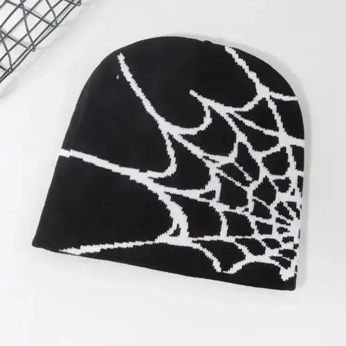 Other Matsusaka x Chie Black & White Spider-Web Beanie Size ONE SIZE - 8 Thumbnail