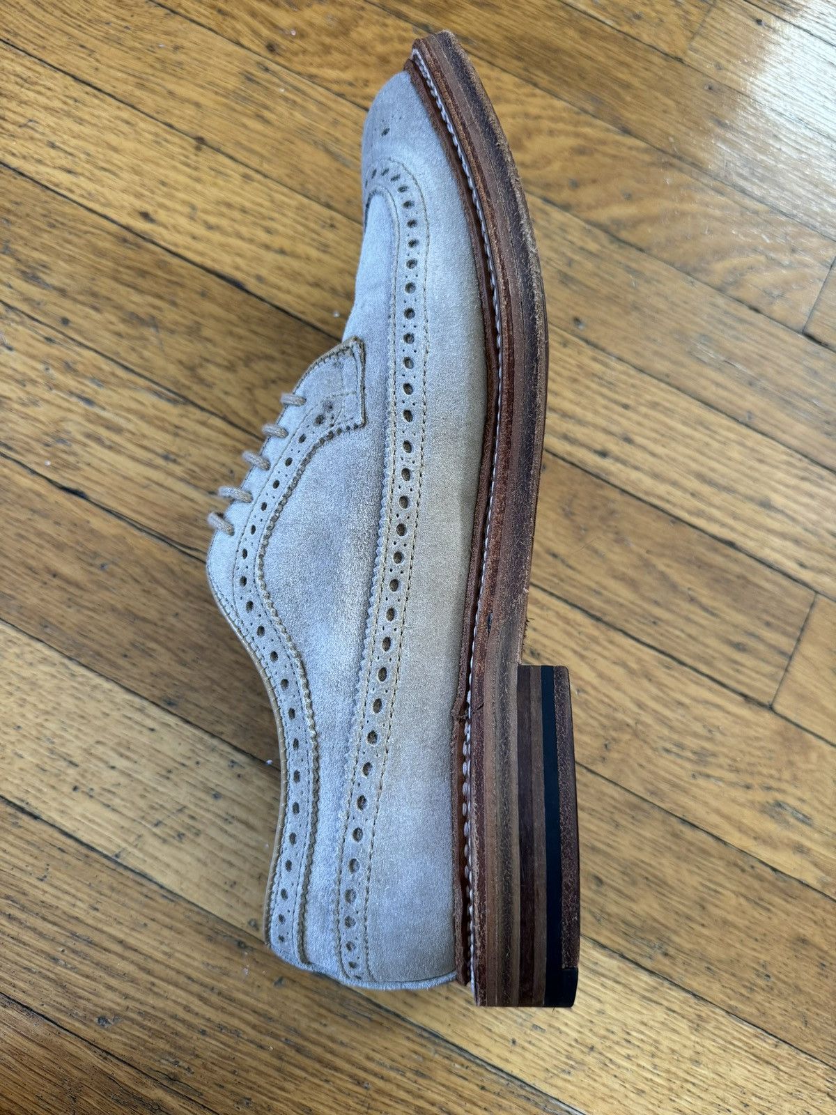 Alden × Todd Snyder Alden for Todd Snyder Suede Bluchers in “Milkshake” Size 8D Size US 8 / EU 41 - 7 Thumbnail