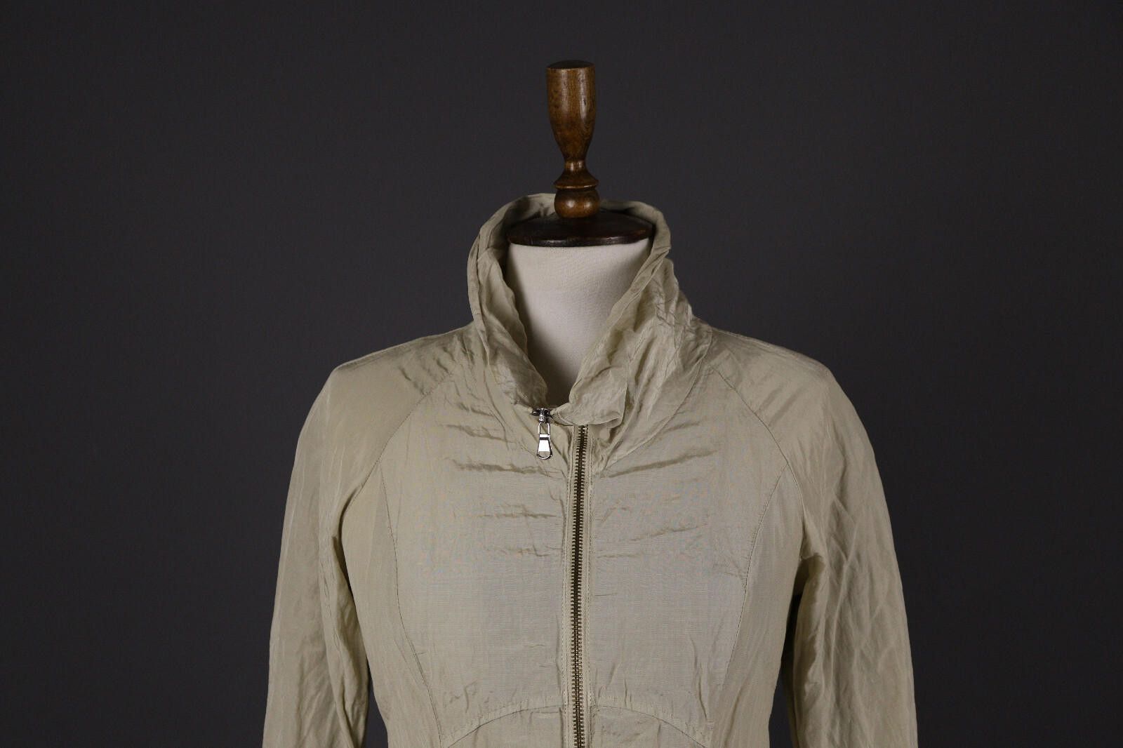 Transit Transit Par Such TR-900 Beige Metal Coat Jacket Size 1 Size M / US 6-8 / IT 42-44 - 2 Thumbnail