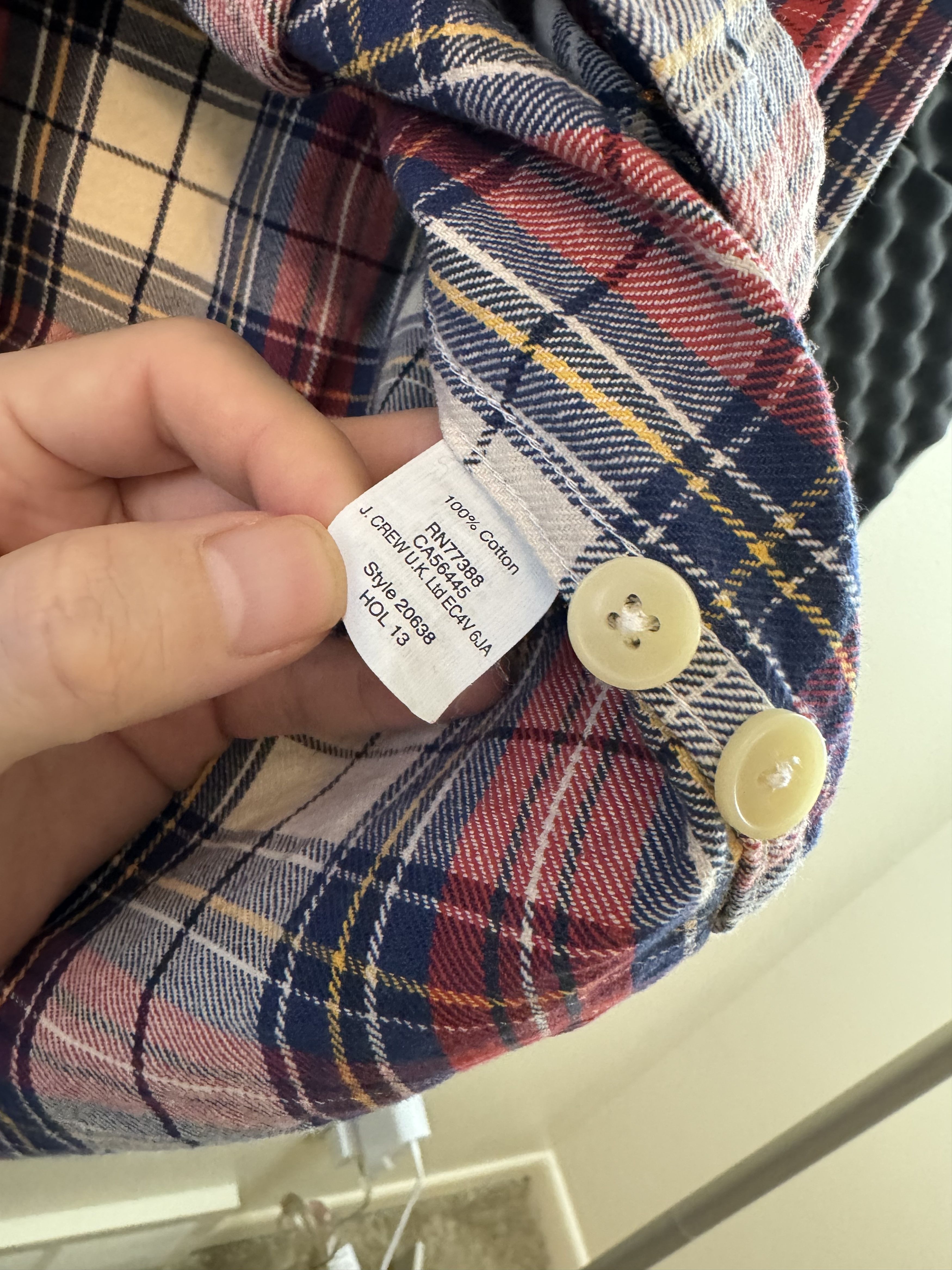 J.Crew J Crew Heavyweight Flannel Shirt NEW Size US XS / EU 42 / 0 - 4 Thumbnail