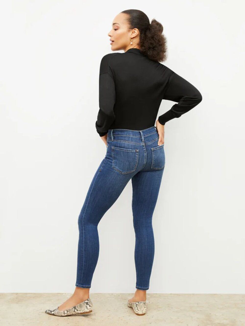 Frame FRAME Denim Le Skinny De Jeanne Jeans In Dublin Size 26 Size 26" / US 2 / IT 38 - 2 Thumbnail