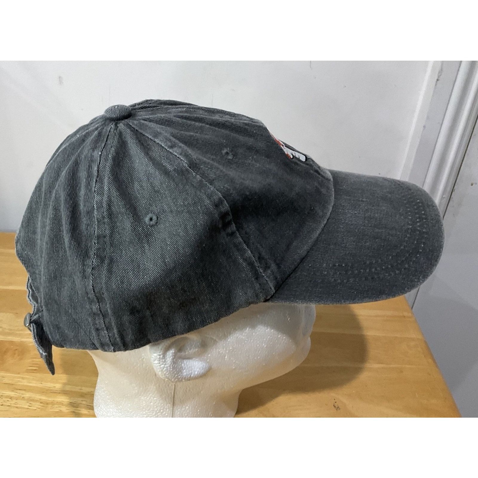 Other Mushroom Slideback Hat Gray One Size Embroidered Adjustable Size ONE SIZE - 4 Thumbnail