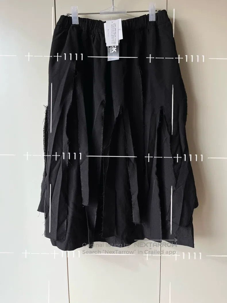Comme des Garcons Comme Des Garcons size S Striped cut-out torn decorative e Size 22" - 1 Thumbnail