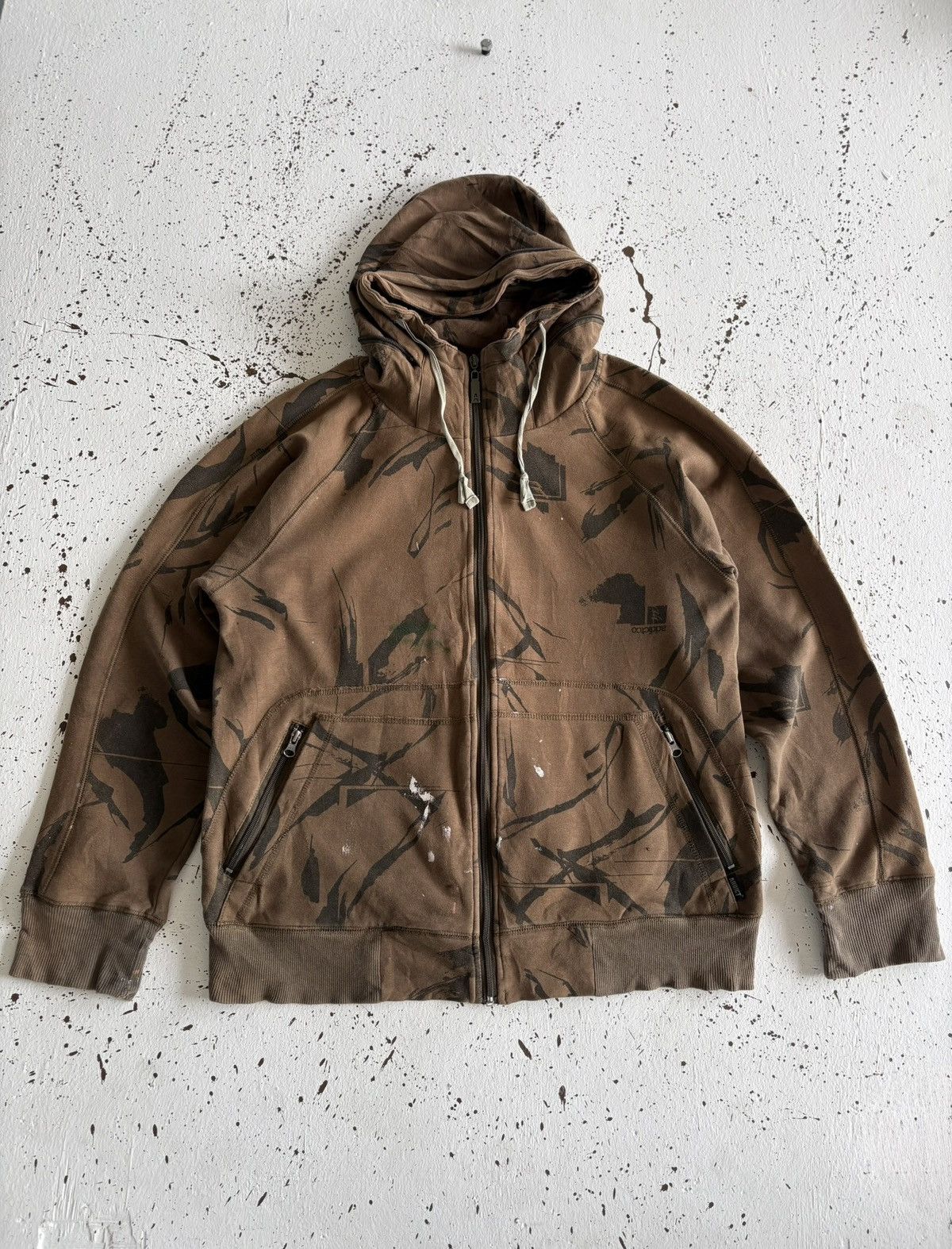 ADDICT Addict Clothing Military Camouflage Khaki Green Keep Hoodie Size US L / EU 52-54 / 3 - 4 Thumbnail