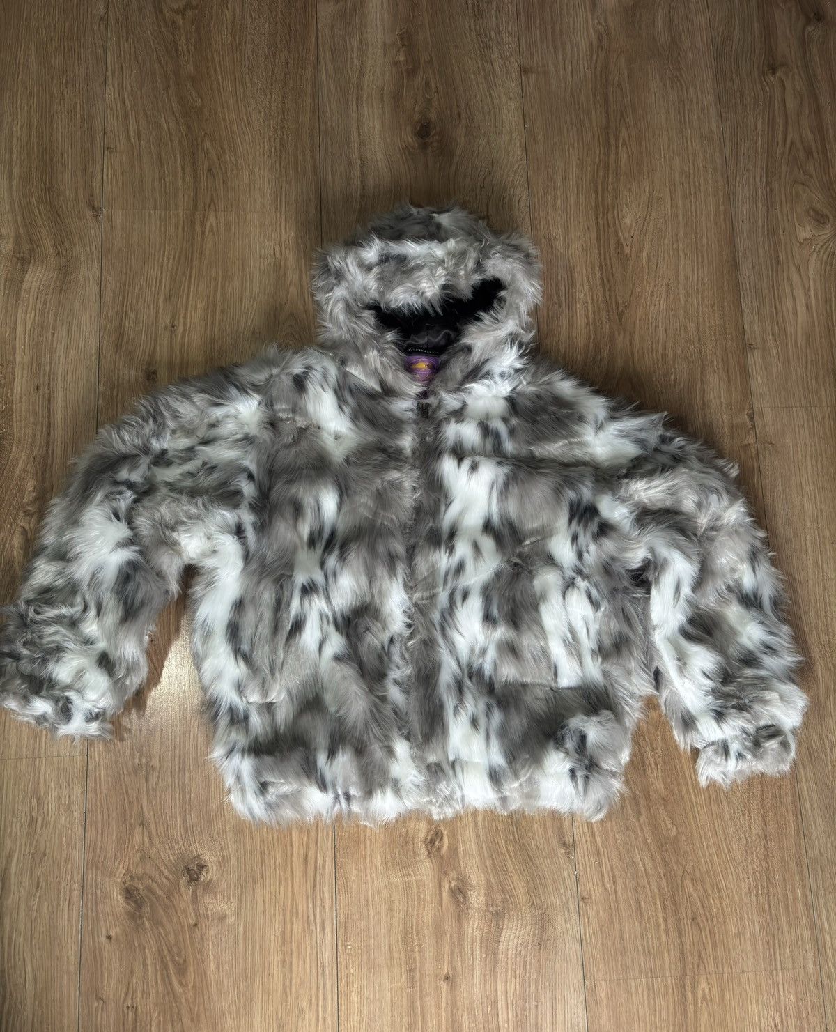 Corteiz Hooded Fur Jacket ?️ Corteiz ?️ - DIAMOND HOODED FUR 