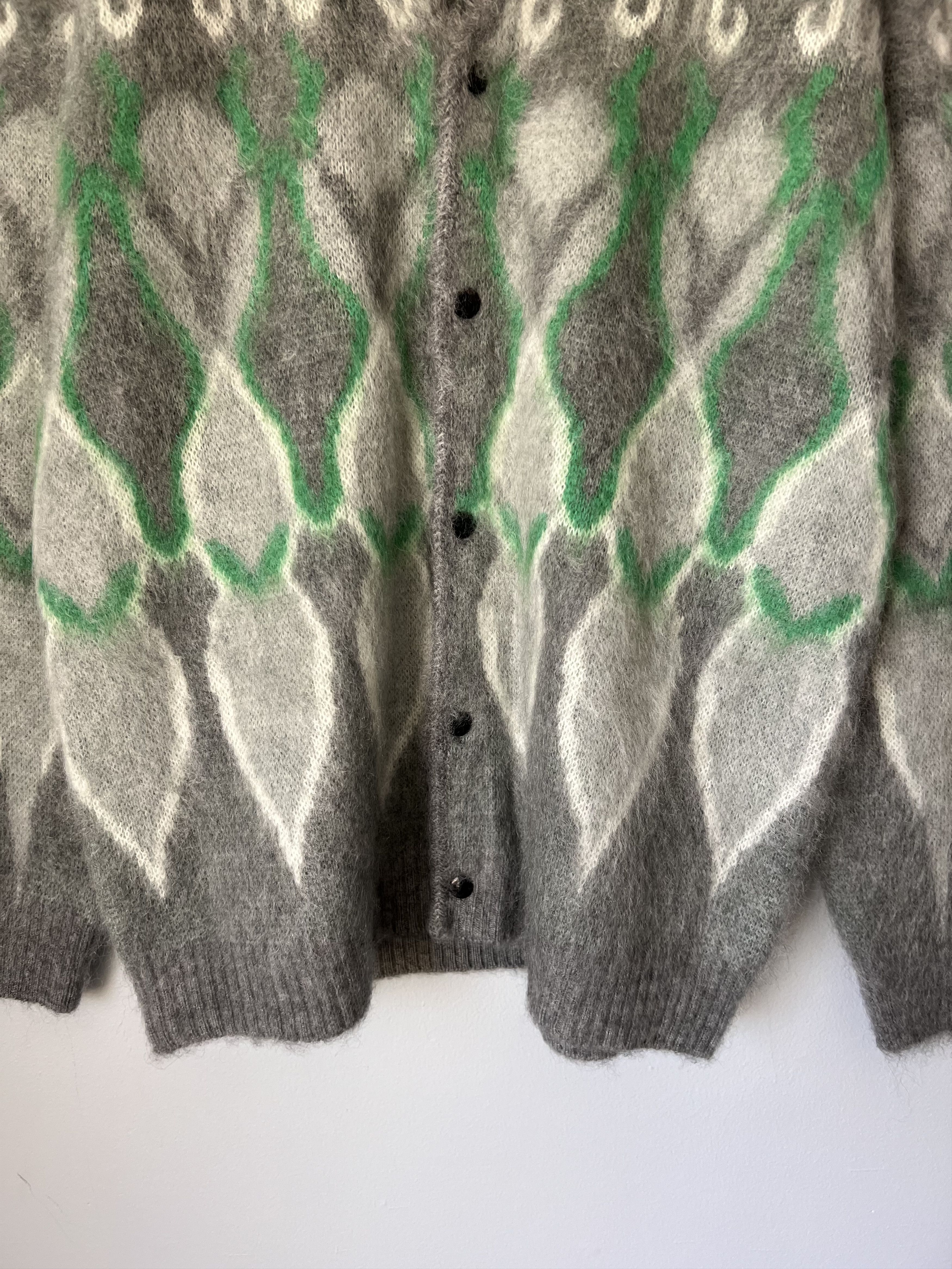 HIDDEN × Needles Needles Hidden NY Psychedelic Mohair Cardigan Size US XL / EU 56 / 4 - 3 Thumbnail