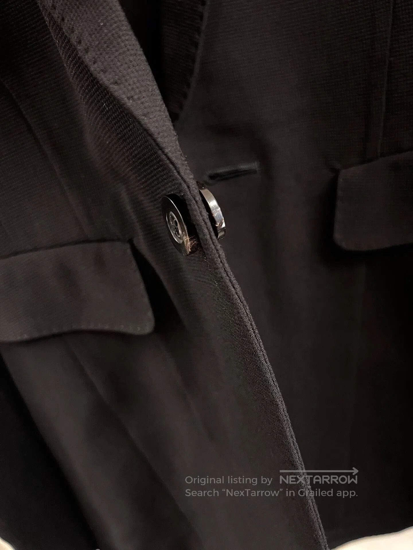 Julius Black Shoulder-Padded Blazer Jacket. Size US M / EU 48-50 / 2 - 7 Thumbnail