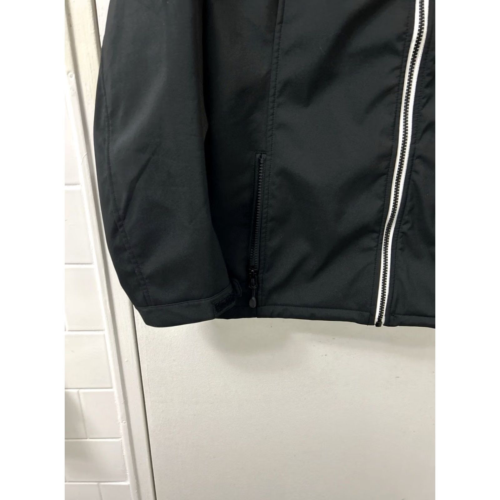 Vintage Clique Jacket Womens L Black Softshell Fleece Lined Size L / US 10 / IT 46 - 5 Thumbnail