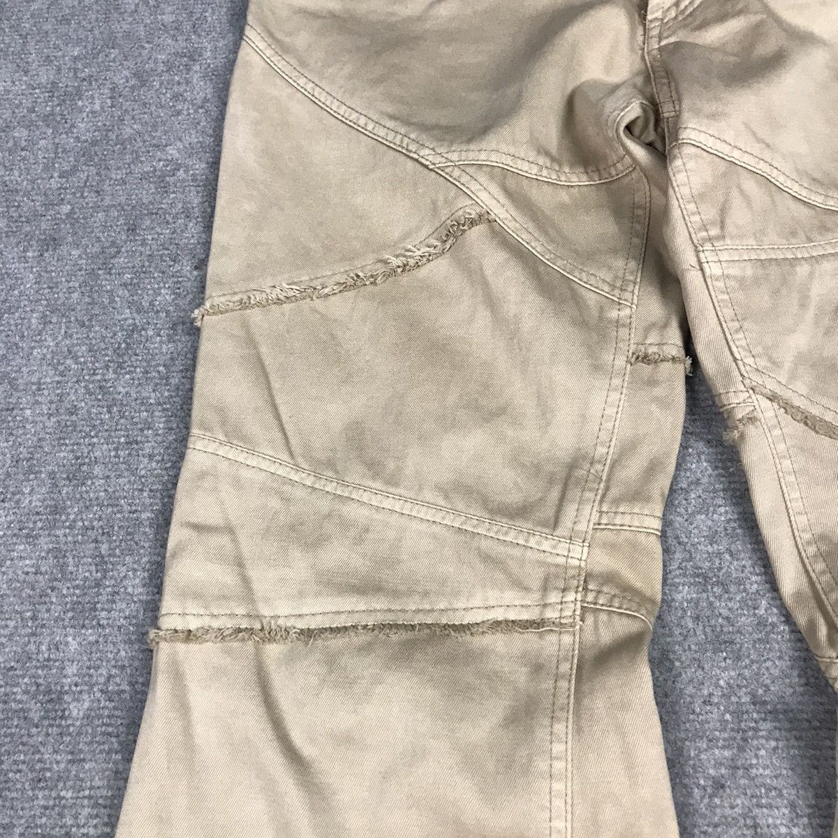 Japanese Brand × Le Grande Bleu (L.G.B.) × Tornado Mart Flare Modern Lovers patchwork Japan design bootcut pants Size US 32 / EU 48 - 4 Thumbnail